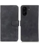 KHAZNEH Xiaomi Redmi 13C/Poco C65 Hoesje Retro Wallet Book Case Zwart