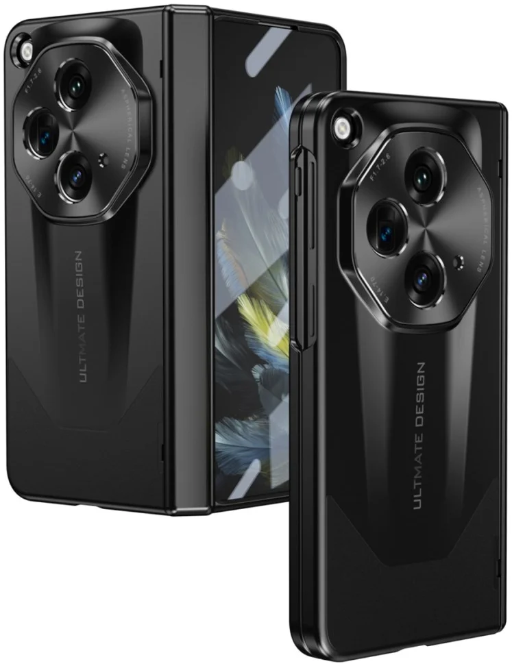 OnePlus Open Hoesje Hinge Protection Cover Zwart afbeelding 1