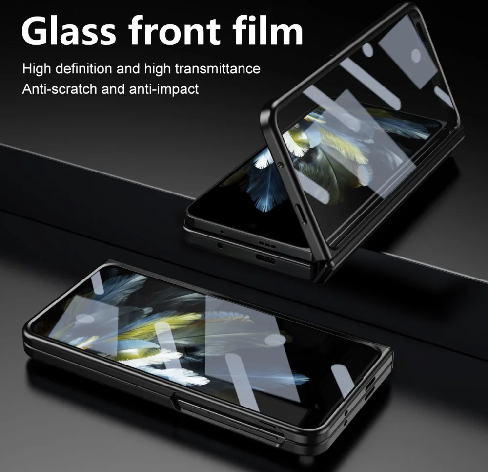 OnePlus Open Hoesje Hinge Protection Cover Zwart afbeelding 3