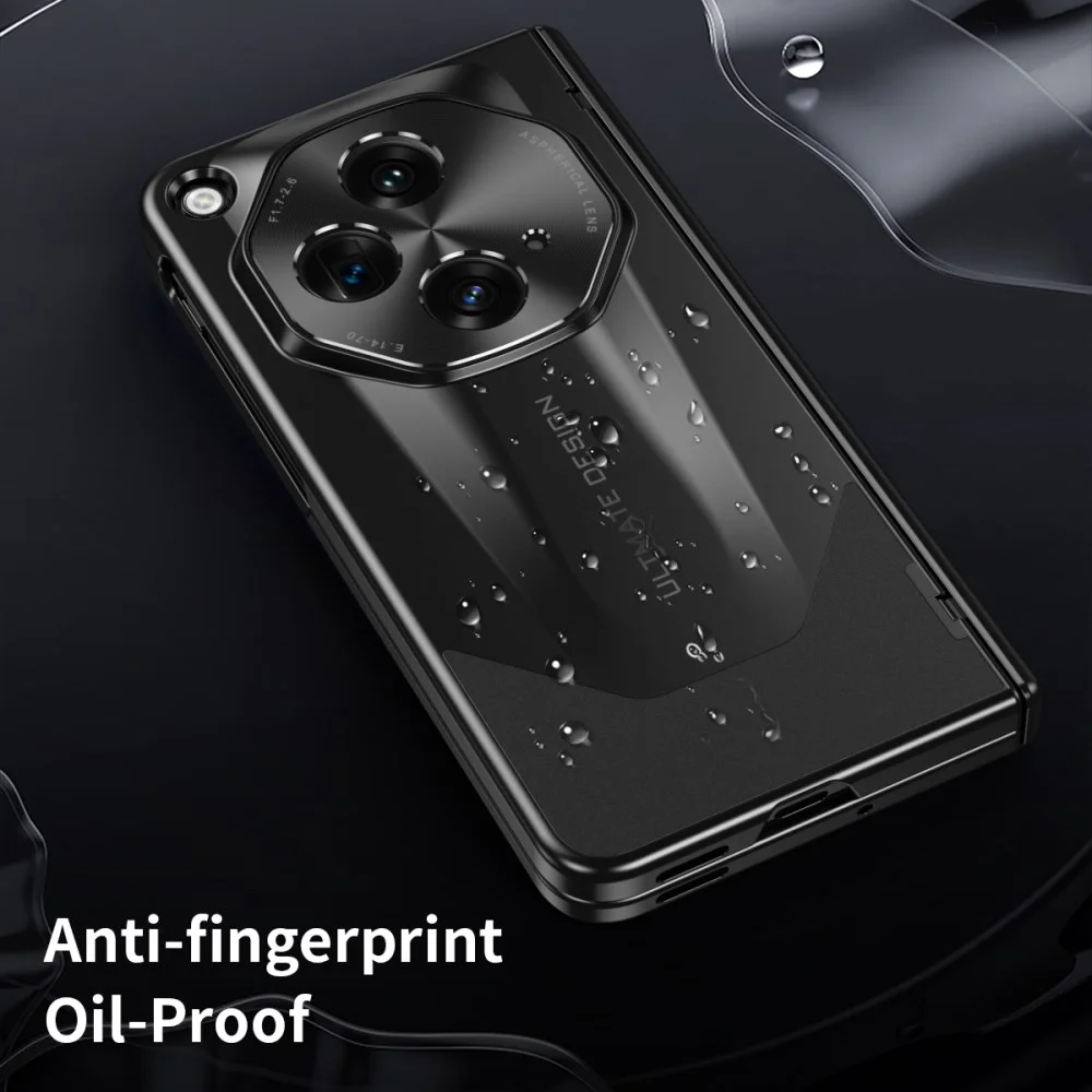 OnePlus Open Hoesje Hinge Protection Cover Zwart afbeelding 6