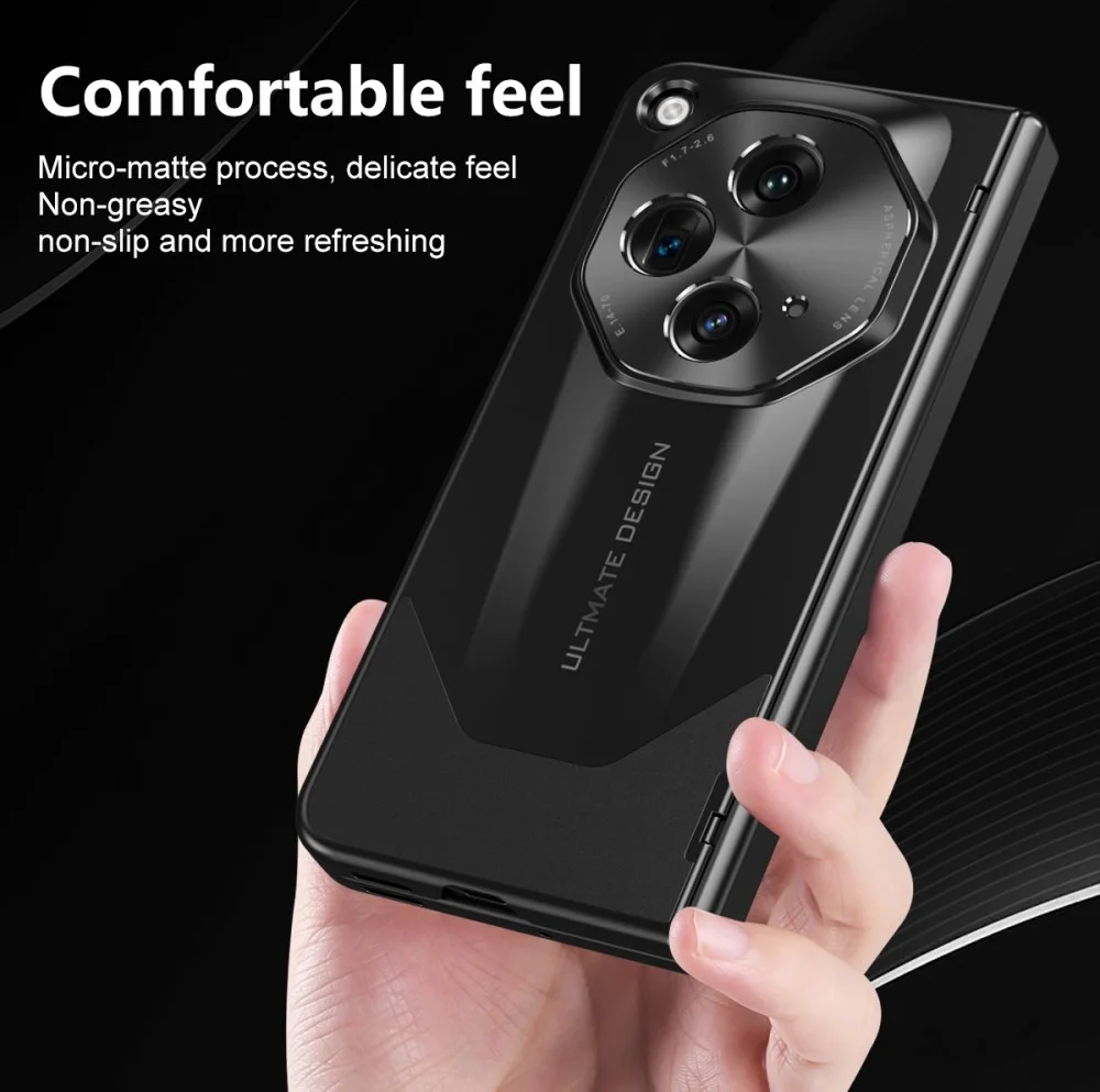 OnePlus Open Hoesje Hinge Protection Cover Zwart afbeelding 7