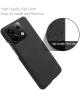 Xiaomi Redmi Note 13 Pro 5G / Poco X6 Hoesje Stoffen Back Cover Zwart