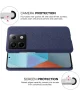 Xiaomi Redmi Note 13 Pro 5G / Poco X6 Hoesje Stoffen Back Cover Blauw