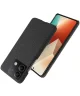 Xiaomi Redmi Note 13 5G Hoesje met Stoffen Afwerking Back Cover Zwart