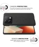 Xiaomi Redmi Note 13 5G Hoesje met Stoffen Afwerking Back Cover Zwart