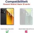 Xiaomi Redmi Note 13 5G Hoesje met Stoffen Afwerking Back Cover Zwart afbeelding 3