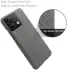 Xiaomi Redmi Note 13 5G Hoesje met Stoffen Afwerking Back Cover Grijs afbeelding 6