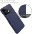 Xiaomi Redmi Note 13 5G Hoesje met Stoffen Afwerking Back Cover Blauw afbeelding 6
