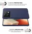 Xiaomi Redmi Note 13 5G Hoesje met Stoffen Afwerking Back Cover Blauw afbeelding 5