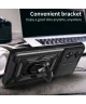 Oppo A58 4G Hoesje met Camera Slider en Kickstand Ring Zwart