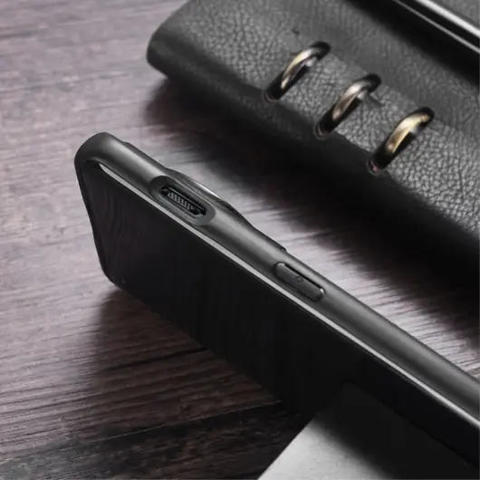 OnePlus 12 Hoesje MagSafe Kunstleer Back Cover Groen afbeelding 4