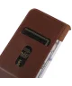 KHAZNEH Samsung Galaxy A35 Hoesje RFID Book Case Leer Bruin
