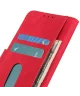 KHAZNEH Samsung Galaxy A35 Hoesje Retro Wallet Book Case Rood