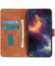 KHAZNEH Xiaomi Redmi Note 13 Pro Plus Hoesje Wallet Book Case Bruin