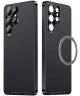 Samsung Galaxy S24 Ultra Hoesje met MagSafe Metalen Frame Zwart