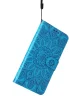 Xiaomi Redmi Note 13 Pro Plus Hoesje Zonnebloem Wallet Book Case Blauw