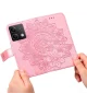 Xiaomi Redmi Note 13 5G Hoesje Bloemen Print Wallet Book Case Roze