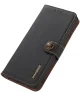 KHAZNEH OnePlus 12 Hoesje RFID Book Case Leer Zwart