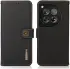 KHAZNEH OnePlus 12 Hoesje RFID Book Case Leer Zwart afbeelding 2