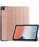 Oppo Pad Air Hoes Tri-Fold Book Case met Standaard Roze Goud