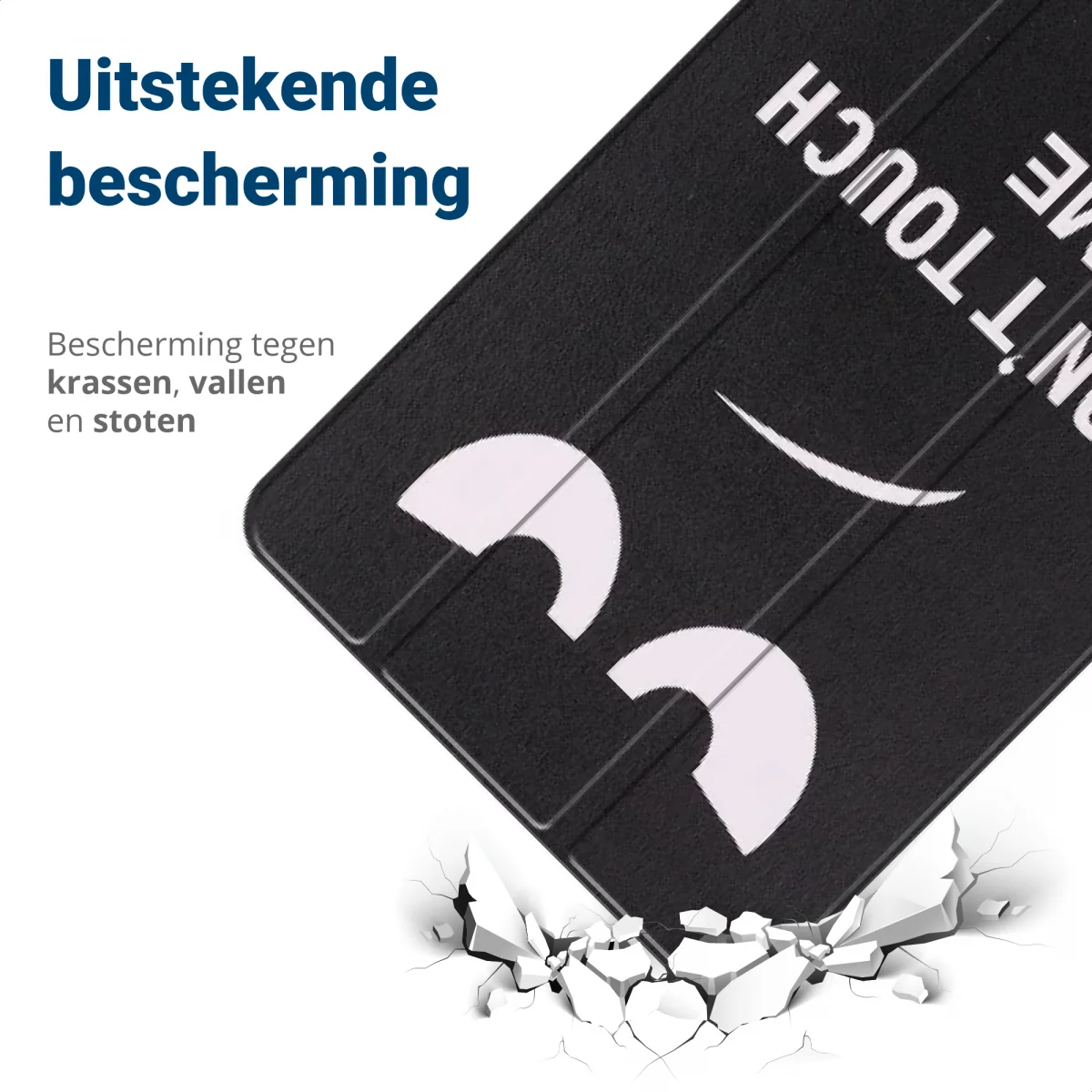 Xiaomi Redmi Pad Hoes Tri-Fold Book Case met Standaard Touch Print afbeelding 2