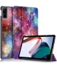 Xiaomi Redmi Pad Hoes Tri-Fold Book Case met Standaard Galaxy Print