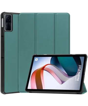 Xiaomi Redmi Pad Hoes Sleep Cover Tri-Fold Book Case Groen Hoesjes
