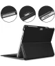 Microsoft Surface Pro 9 Hoes Tri-Fold Book Case met Standaard Zwart