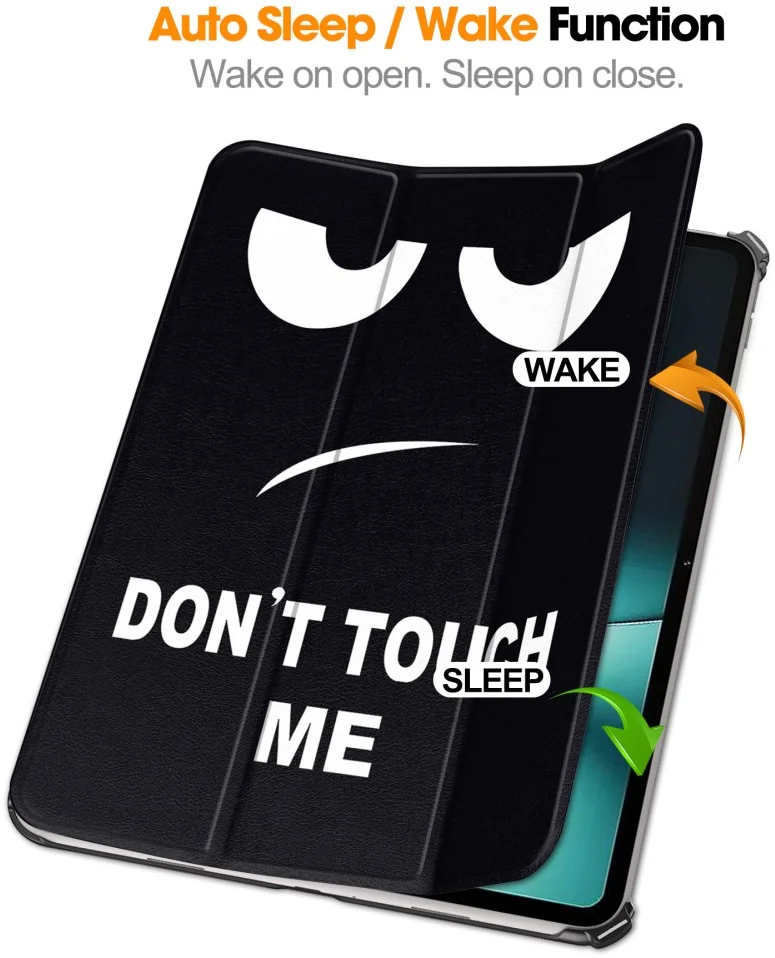 OnePlus Pad Hoes Book Case Sleep/Wake met Standaard Don&#039;t Touch Print afbeelding 3