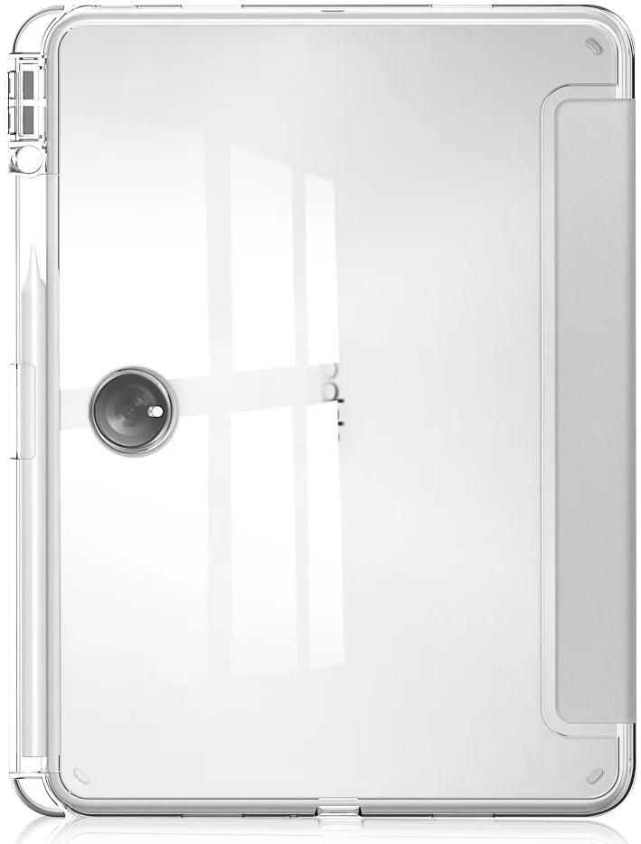 OnePlus Pad Hoes Book Case Sleep/Wake met Pen Houder Clear Zilver afbeelding 8