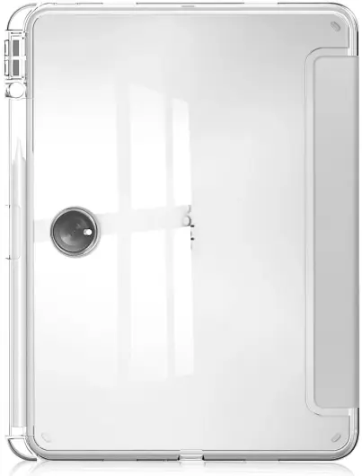 OnePlus Pad Hoes Book Case Sleep/Wake met Pen Houder Clear Zilver afbeelding 8