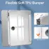 OnePlus Pad Hoes Book Case Sleep/Wake met Pen Houder Clear Zilver afbeelding 3