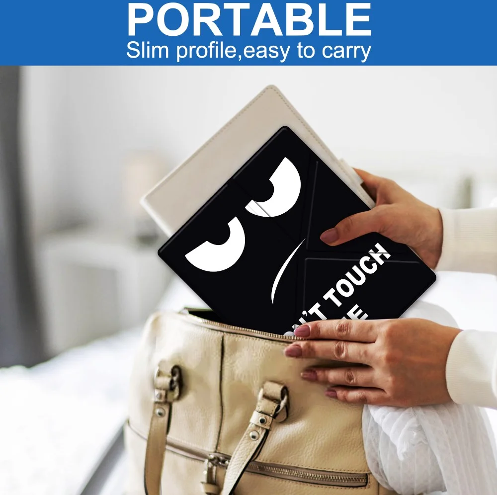 Kobo Elipsa 2E Hoes Origami Book Case met Standaard Touch Print afbeelding 9