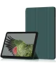 Google Pixel Tablet Hoes Tri-Fold Book Case met Standaard Groen