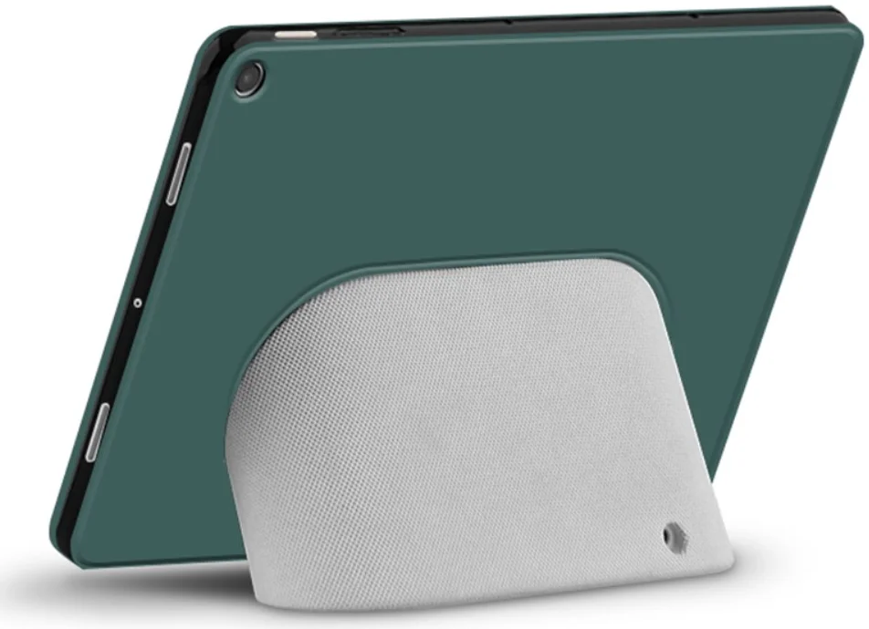 Google Pixel Tablet Hoes Tri-Fold Book Case met Standaard Groen afbeelding 8