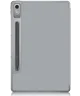 Lenovo Tab P12 Hoes Tri-Fold Book Case met Sleep/Wake Grijs
