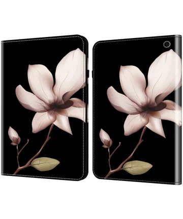 Google Pixel Tablet Hoes Portemonnee Book Case Standaard Flower Print Hoesjes