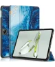 OnePlus Pad Neo / Oppo Pad Air 2 Hoes Tri-Fold Book Case Wave Print