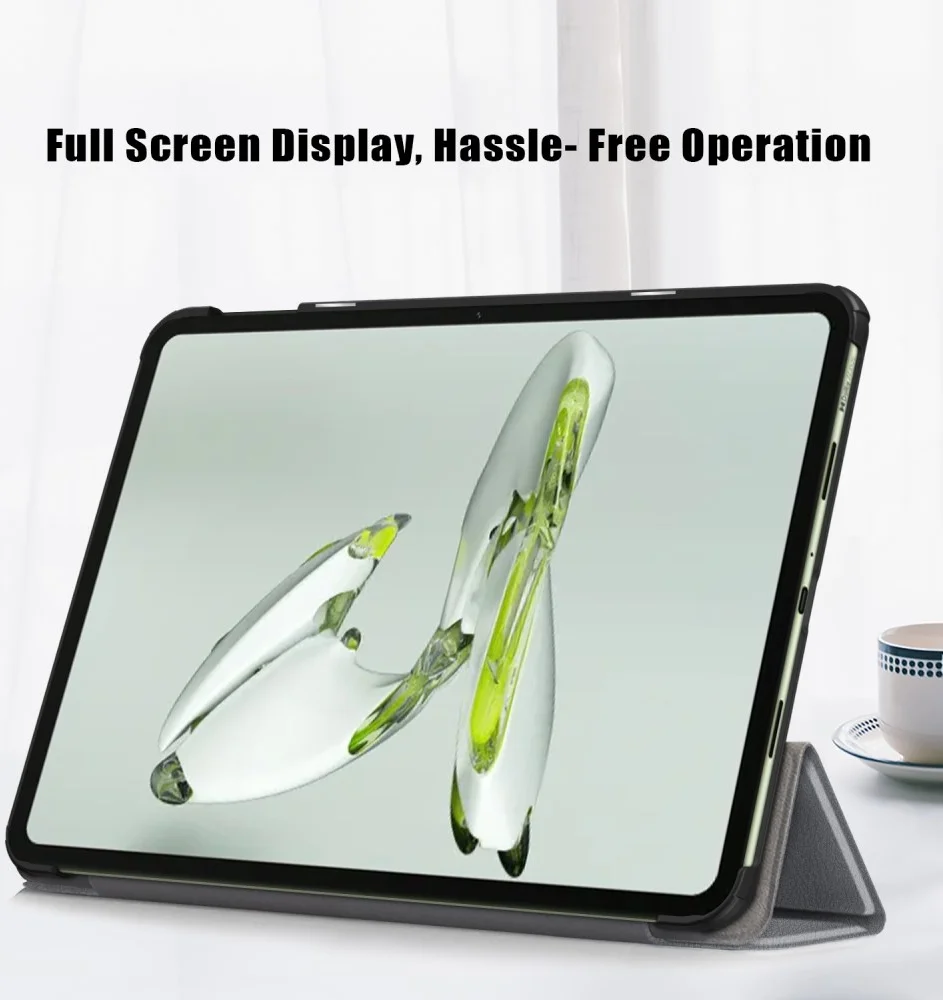 OnePlus Pad Go / Oppo Pad Neo / Air 2 Hoes Tri-Fold Book Case Grijs afbeelding 6
