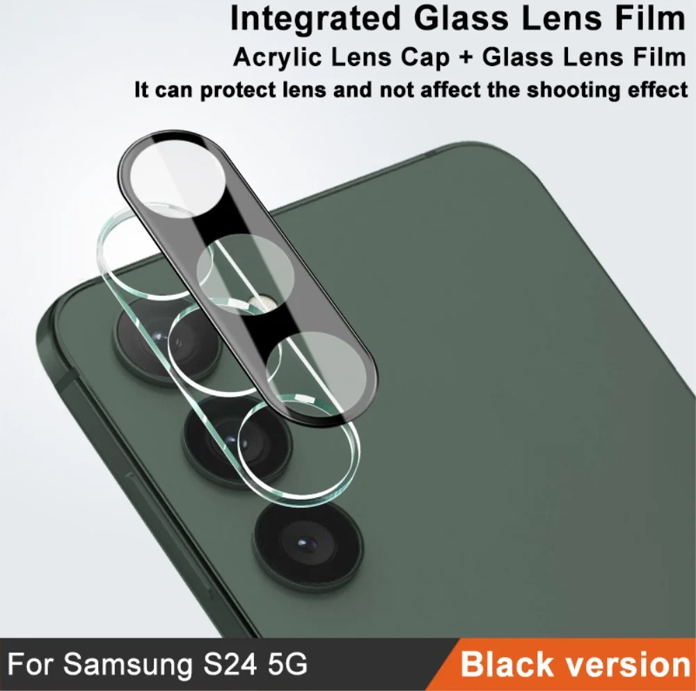 Imak Samsung Galaxy S24 Camera Lens Protector + Lens Cap Clear afbeelding 3