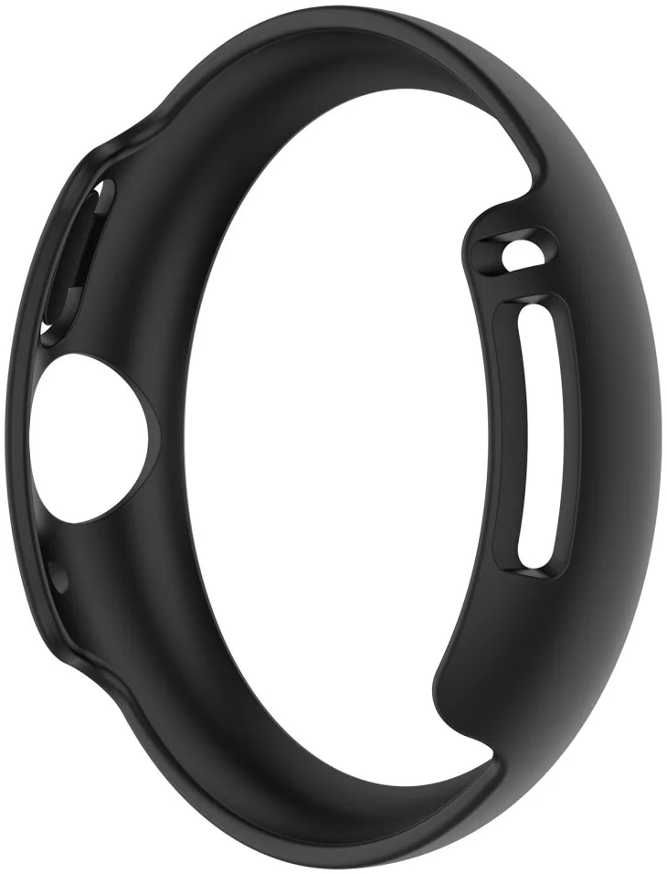Google Pixel Watch 2 / Pixel Watch Hoesje Hard Plastic Bumper Zwart afbeelding 3
