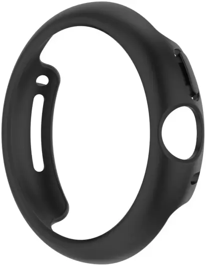 Google Pixel Watch 2 / Pixel Watch Hoesje Hard Plastic Bumper Zwart afbeelding 2