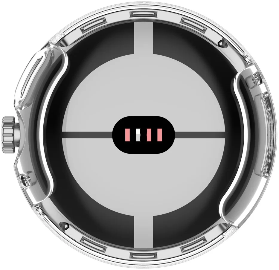 Google Pixel Watch 2 / Watch Pixel Hoesje Full Protect TPU Transparant afbeelding 6