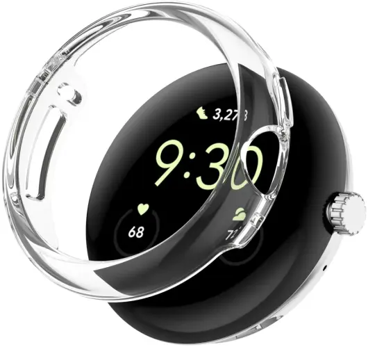Google Pixel Watch 2 / Pixel Watch Hoesje Hard Plastic Transparant afbeelding 4