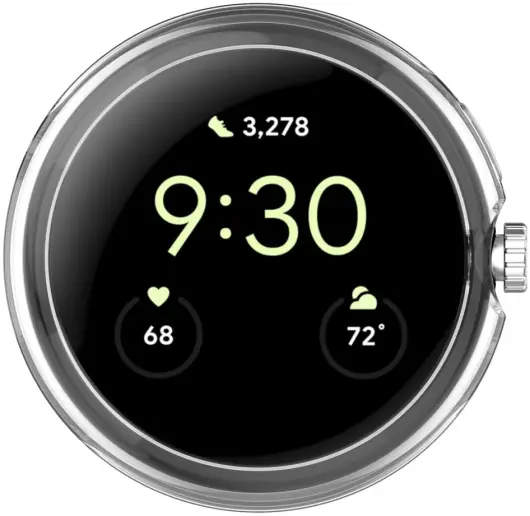 Google Pixel Watch 2 / Pixel Watch Hoesje Hard Plastic Transparant afbeelding 5