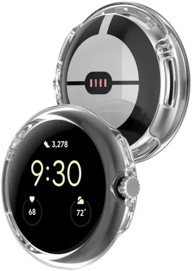 Google Pixel Watch 2 / Pixel Watch Hoesje Hard Plastic Transparant afbeelding 7