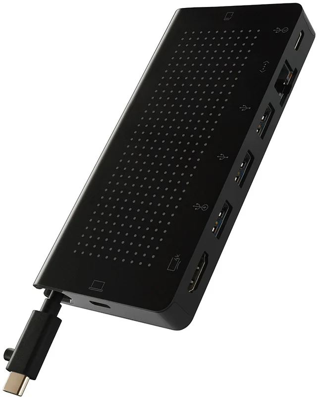 Twelve South StayGo USB-C Hub voor MacBook met USB-A en HDMI Zwart afbeelding 4
