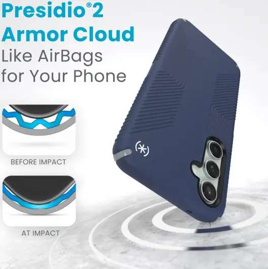 Speck Presidio2 Grip Samsung Galaxy S23 FE Hoesje Back Cover Blauw afbeelding 4