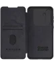 Nillkin Qin Leather Samsung Galaxy A35 Hoesje Book Case Zwart