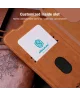Nillkin Qin Leather Samsung Galaxy A35 Hoesje Book Case Bruin